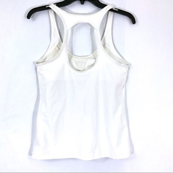Nike Dry Fit keyhole tank white size M - Picture 3 of 5